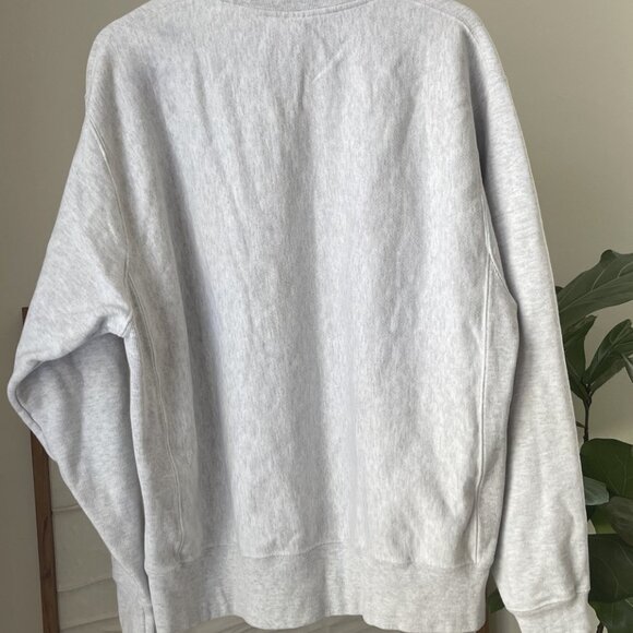 Men's Champion Reverse Weave Gray Sweatshirt STEVENS Technology Size Large L - Picture 3 of 3